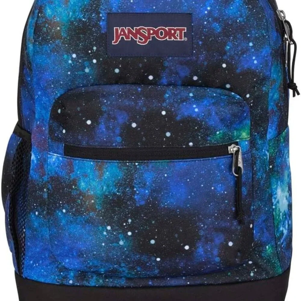 NWT Jansport Cross Town Plus Backpack Cyberspace Galaxy